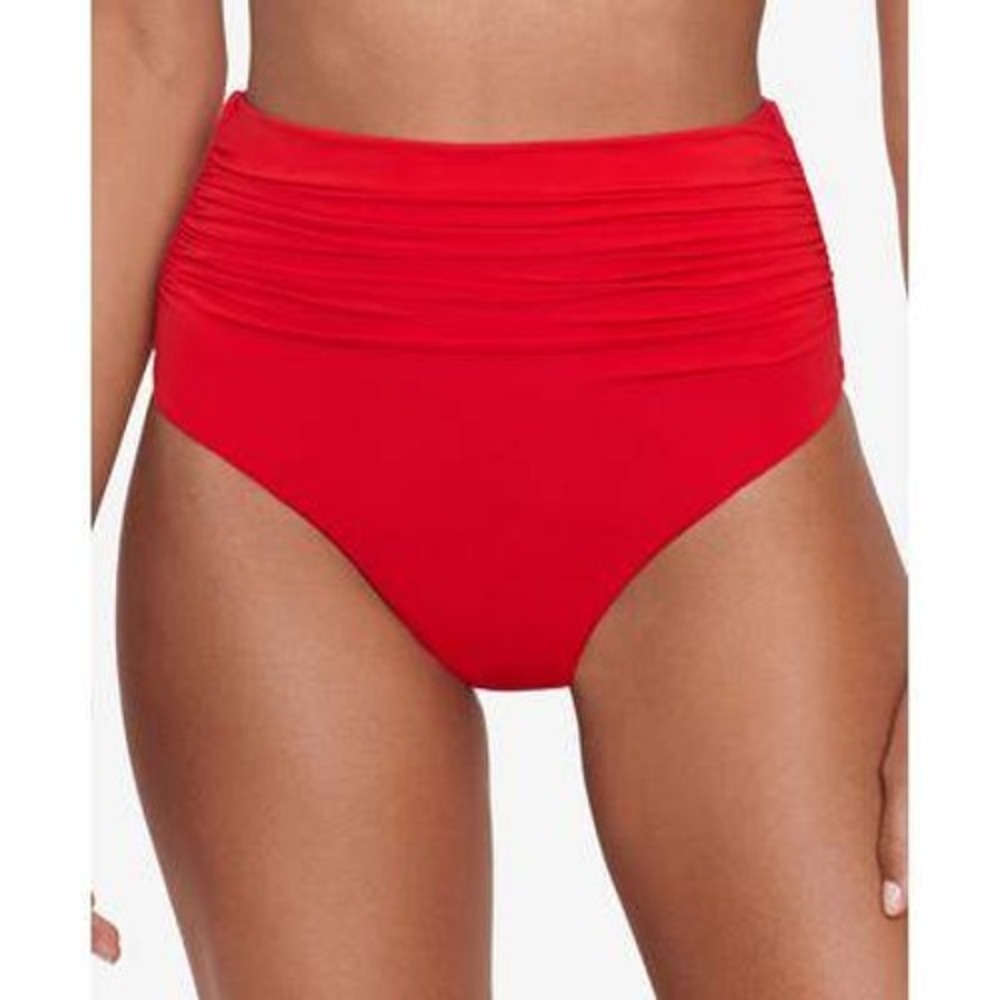 207. LAUREN Ralph Lauren Beach Club High-Waisted Bikini Bottoms Full Cover 14